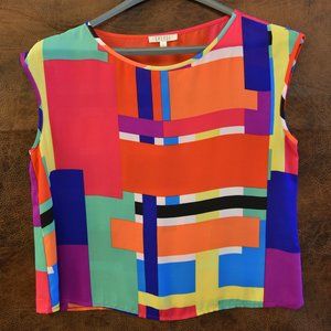 SPENSE geometric print blouse